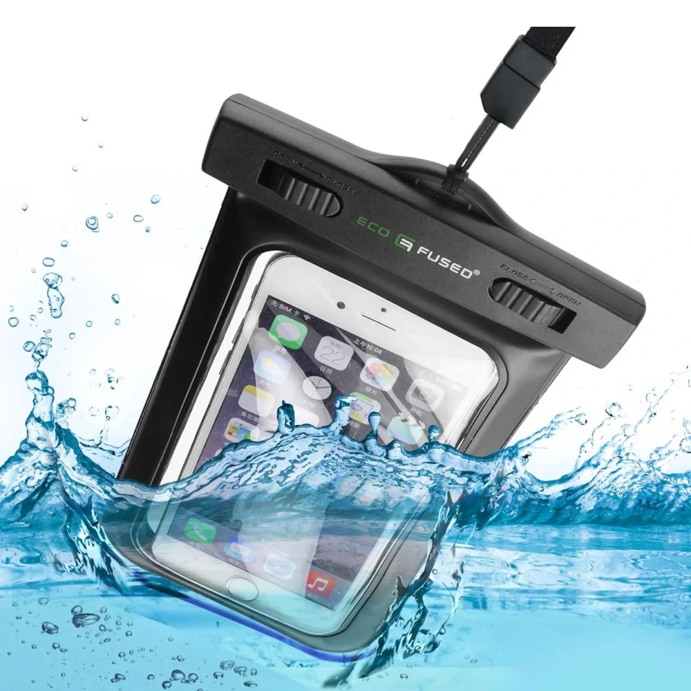 Waterproof Carrying Case - IPX8 Certified - Up to 4.7” Screen Size